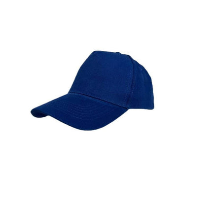 HWSN 526Toolmart GiftsNARVA - 5 Panel Heavy Brushed Cotton Cap - Royal Blue