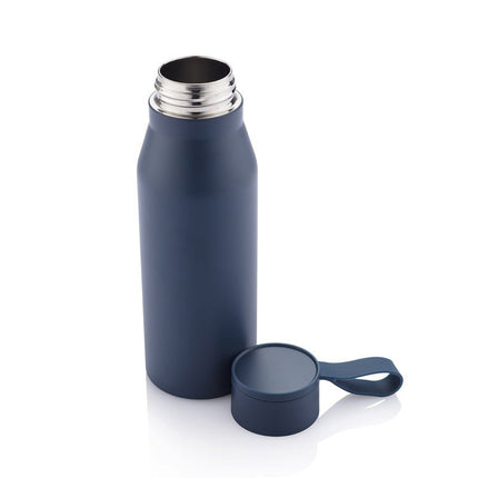 DWHL 519Toolmart GiftsNEBRA - CHANGE Collection Vacuum Bottle with Loop - 600ml - Navy Blue