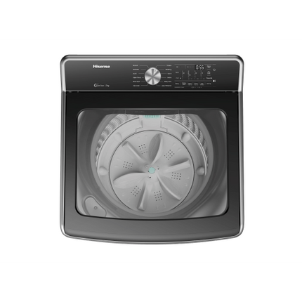 Hisense 14 Kg Top Load Washing Machine Smart Fuzzy Logic Titanium Grey | WT3K1423UT