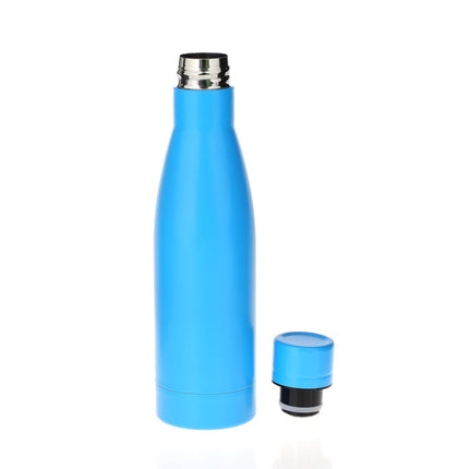 DWHL 544Toolmart GiftsNIESKY - Copper Vacuum Insulated Double Wall Water Bottle - Aqua Blue