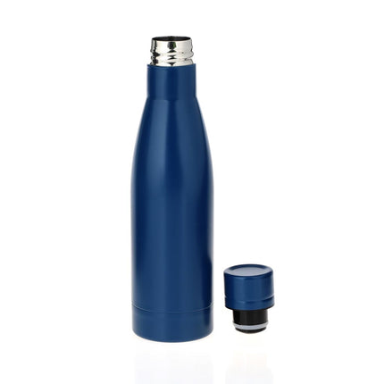 DWHL 543Toolmart GiftsNIESKY - Copper Vacuum Insulated Double Wall Water Bottle - Navy Blue