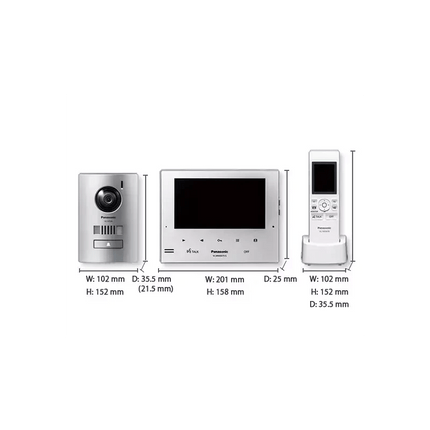 VL - SWD275PanasonicPanasonic Wireless Video Doorphone | VL - SWD275