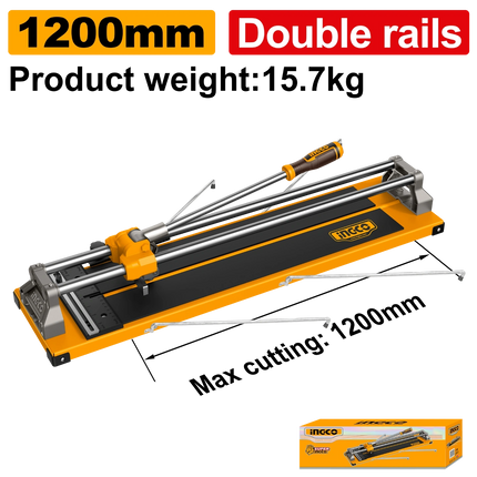 INGCO Manual Tile Cutter 1200mm × 14mm | HTC12001