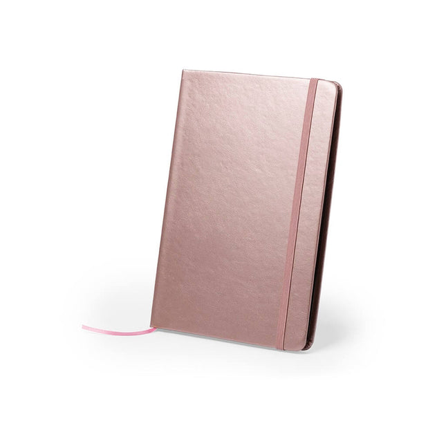 NBMK 103Toolmart GiftsPU A5 Notepad In Metallic Bronze Color