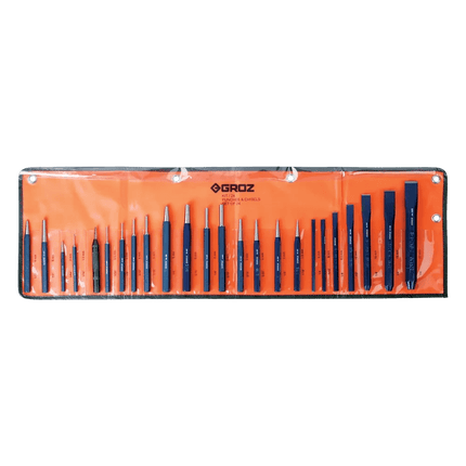 8901486330037grozPunch and Chisel Set | KIT 24 ST | 24 Piece