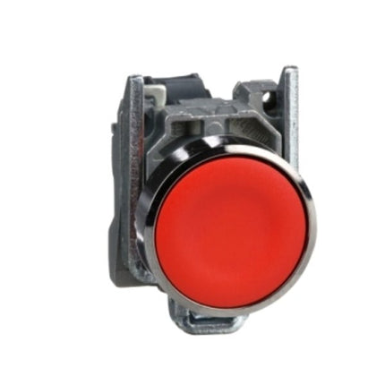 XB4BA42Schneider ElectricPush button, Harmony XB4, metal, flush, red, 22mm, | XB4BA42