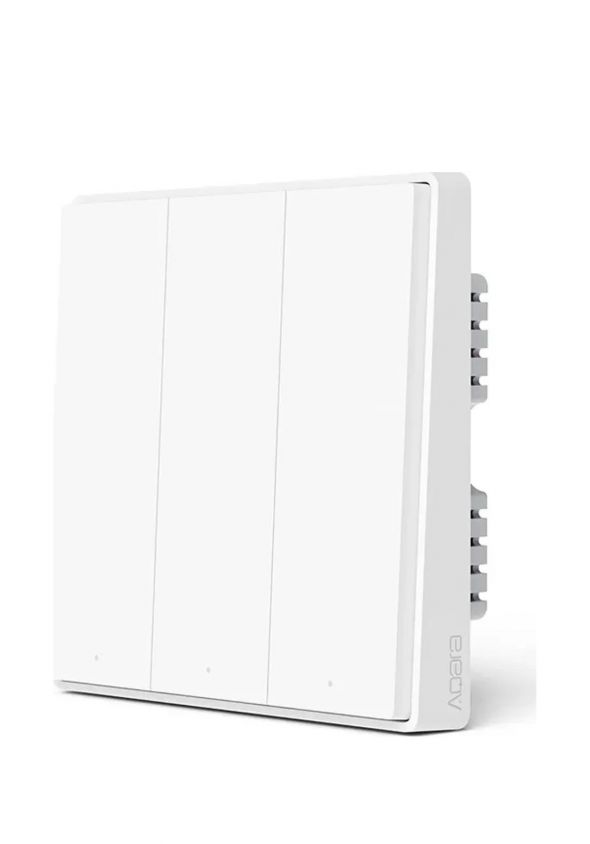 Aqara,QBKG25M,AQARA Smart Wall Switch D1(No Neutral. Triple Rocket) | QBKG25M