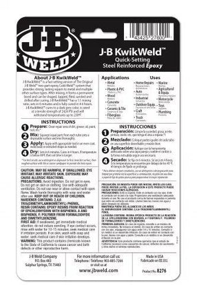 8276J - B WeldingQuick Setting Steel Reinforced Epoxy | 8276