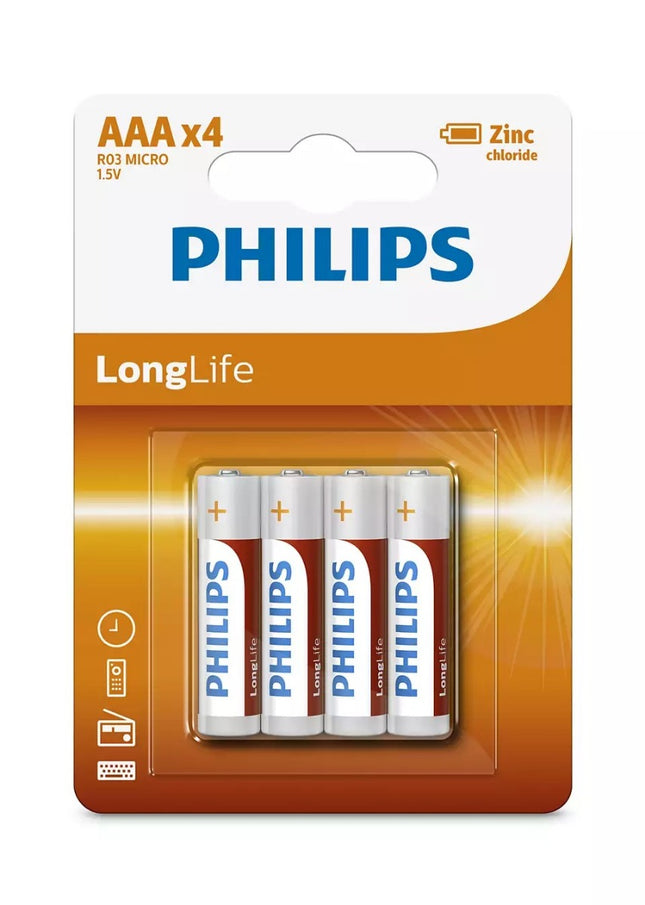 Philips LongLife Battery R03L4B/97 | Toolmart