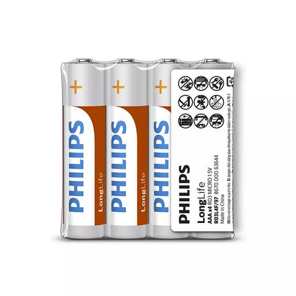 Philips LongLife Battery R03L4F/97 | Toolmart