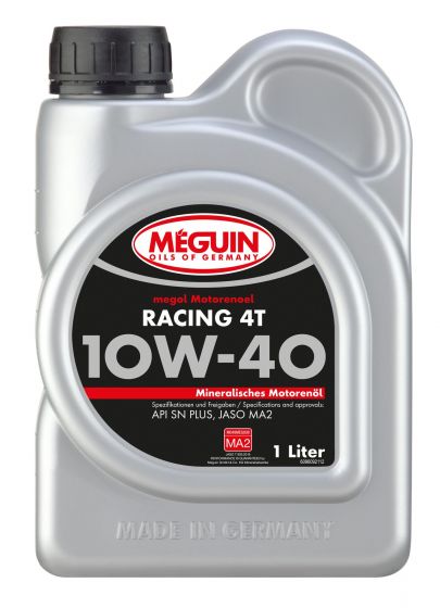 Meguin, 9609, megol Motorenoel Racing 4T | SAE 10W-40