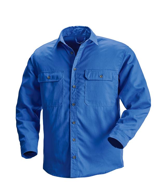 Redwing NON FR Shirt Petro Blue |   Work Suit | Toolmart