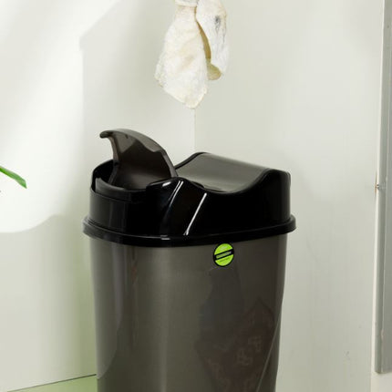 Royalford 8.5L Plastic Dust Bin with Swing Lid | RF10114 , 6294016416618