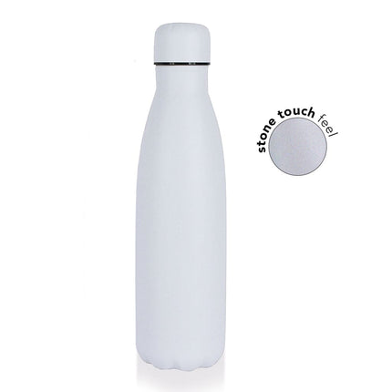 DWGL 3130Toolmart GiftsRONDA - Stone Touch Insulated Water Bottle - White