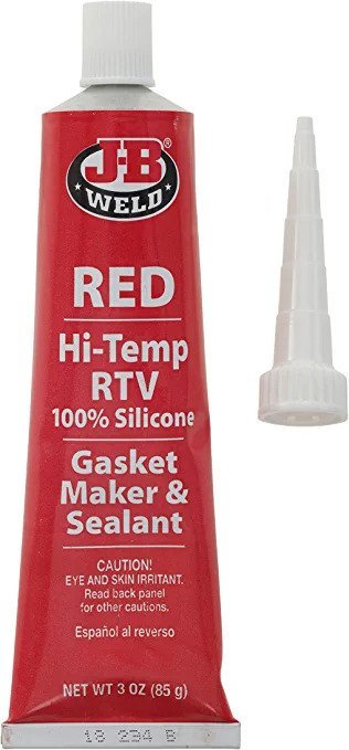 31314J - B WeldingRTV Silicone Gasket Maker and Sealant - Red - 3 oz | 31314