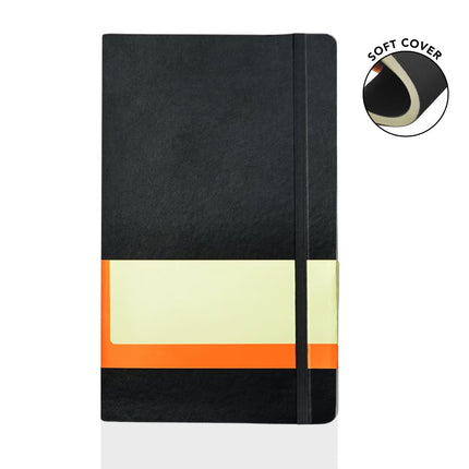 NBSN 114Toolmart GiftsRULBUK - SANTHOME Softcover Ruled A5 Notebook Black