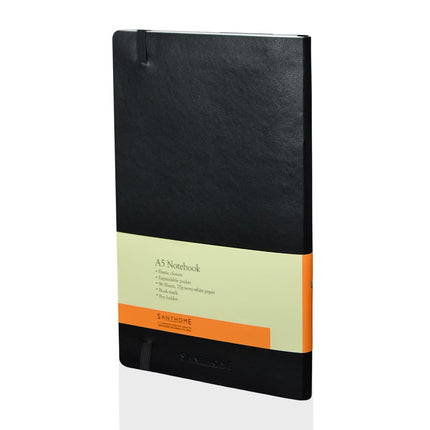 NBSN 114Toolmart GiftsRULBUK - SANTHOME Softcover Ruled A5 Notebook Black