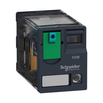 RXM4AB2BDSchneider ElectricRXM4AB2BD | 6A, 4CO, with LED, lockable test button, 24V DC ريليه