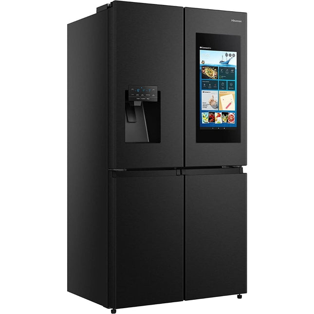 Hisense Pure flat Cross Door Smart Refrigerator with Touch Display , RQ759N4IBU1