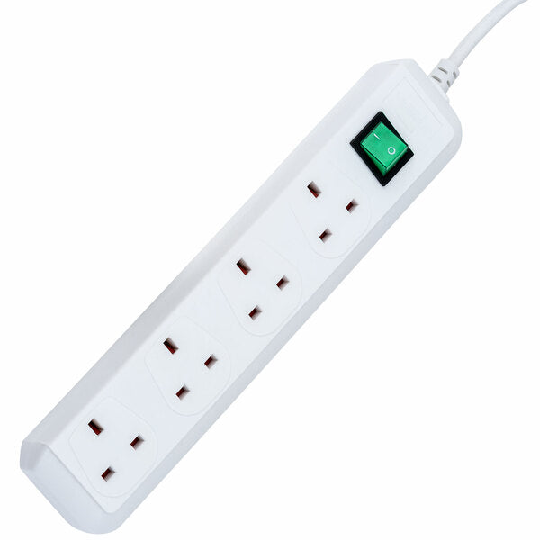 Brennenstuhl ext skt eco line white  | Switches & Sockets | Toolmart