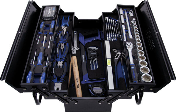 ‎1/2 proficraft Metal Tool Box, 84pcs | Tool Kits | Toolmart