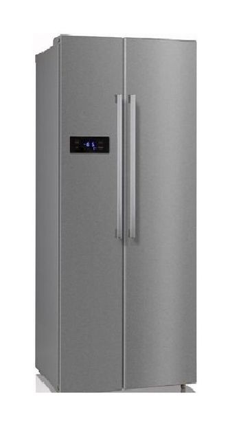 Elryan SBS689ASE - 21ft - Side By Side Refrigerator - Silver