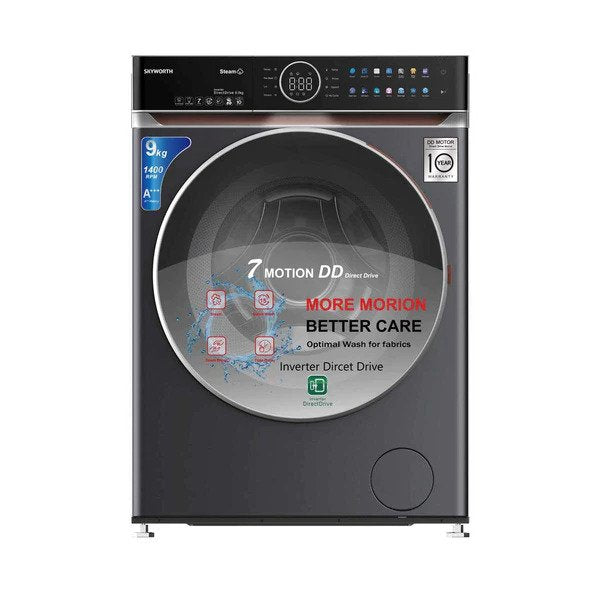 Front Loading Washing Machine -9Kg - 1400RPM - Silver| Washers | Toolmart