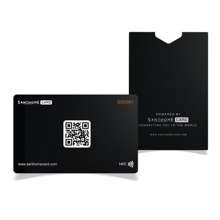 ITSN 1180Toolmart GiftsSanthome Card - Digital Business NFC Card - Black