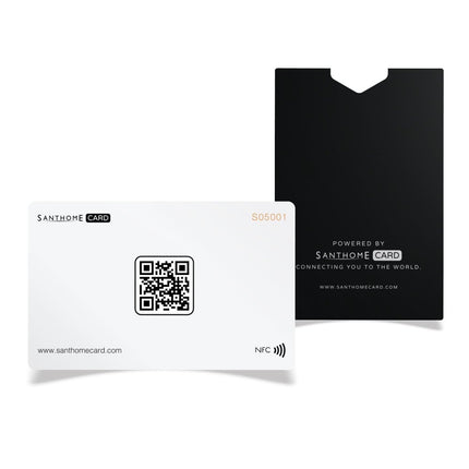 ITSN 1181Toolmart GiftsSanthome Card - Digital Business NFC Card - White