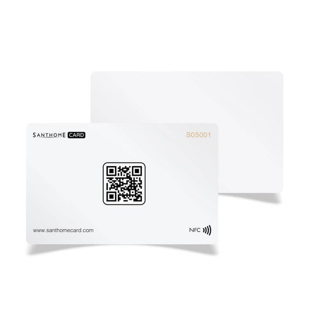 ITSN 1181Toolmart GiftsSanthome Card - Digital Business NFC Card - White