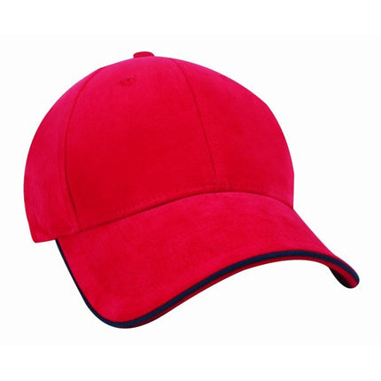 SC 105 - Red / BlackToolmart GiftsSanthome Nu - Fit® Performance Stretch - Fitted Cap - Red / Black