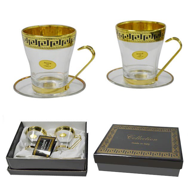 HLSAN 206Toolmart GiftsSanthome Tea Deborah Cup Set of 2