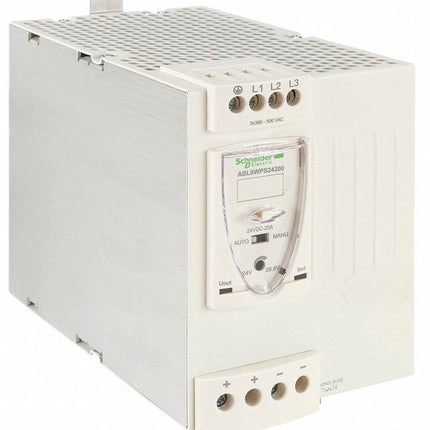 Regulated Switch Power Supply , 380..500V AC , 20 A | ABL8WPS24200