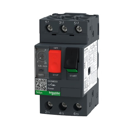 Motor circuit breaker (0.25 - 0.4 A) | GV2ME03