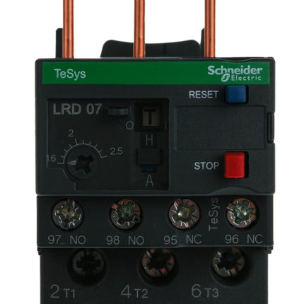 Overload relay 1.6 A - 2.5A |LRD07