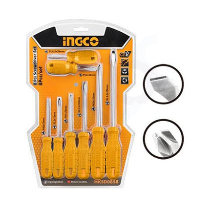 HKSD0858INGCOScrewdriver Set 8pcs