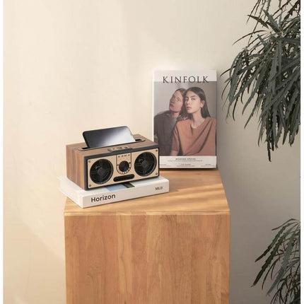 ITSP 1143Toolmart GiftsSEVAN - Giftology Retro Wood 20W Bluetooth Speaker with FM