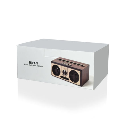 ITSP 1143Toolmart GiftsSEVAN - Giftology Retro Wood 20W Bluetooth Speaker with FM