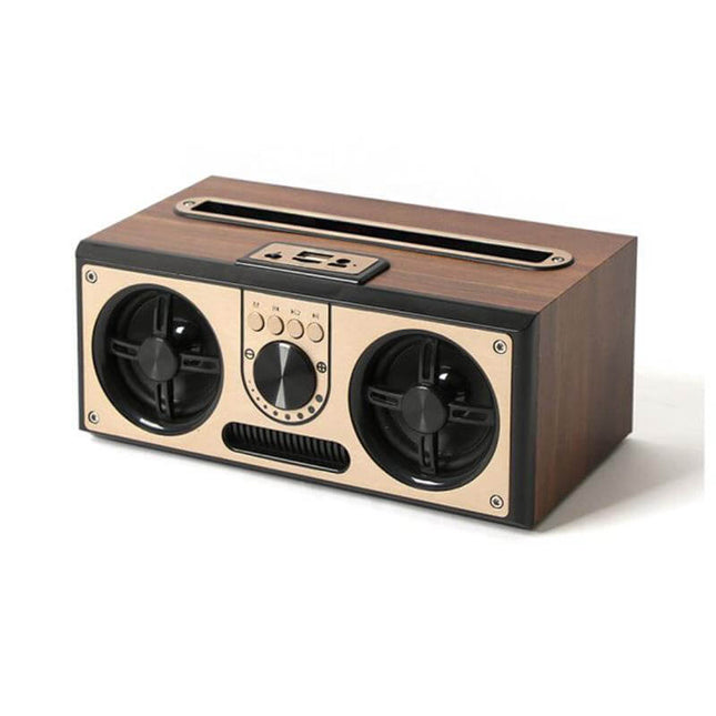 ITSP 1143Toolmart GiftsSEVAN - Giftology Retro Wood 20W Bluetooth Speaker with FM