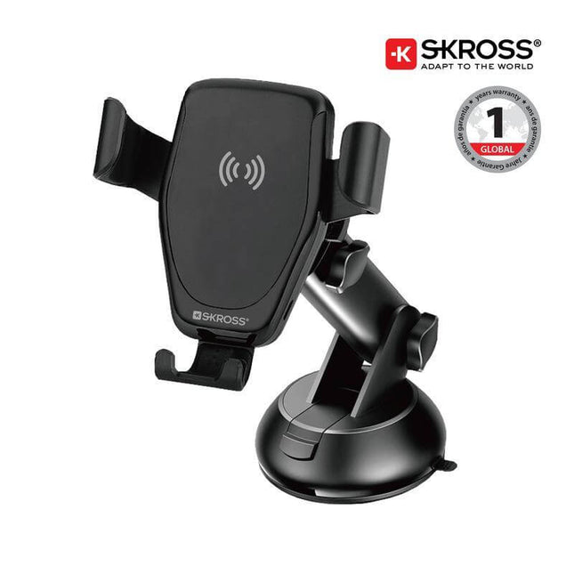 ITSK 1174Toolmart GiftsSKROSS Car Holder & Wireless Charger - Black