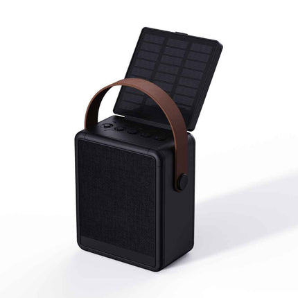 ITSP 1189Toolmart GiftsSOLA - @memorii RCS Recycled Solar Speaker & Lamp - Black