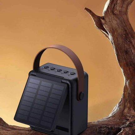 ITSP 1189Toolmart GiftsSOLA - @memorii RCS Recycled Solar Speaker & Lamp - Black