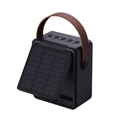 ITSP 1189Toolmart GiftsSOLA - @memorii RCS Recycled Solar Speaker & Lamp - Black