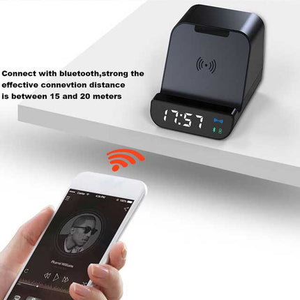 ITSP 204Toolmart GiftsSOMOTO - @memorii 5 - in - 1 Multi - functional Wireless Speaker, Charger & Alarm Clock