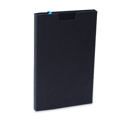 NBSN 105Toolmart GiftsSUKH - SANTHOME A5 Hardcover Ruled Notebook Black - Blue