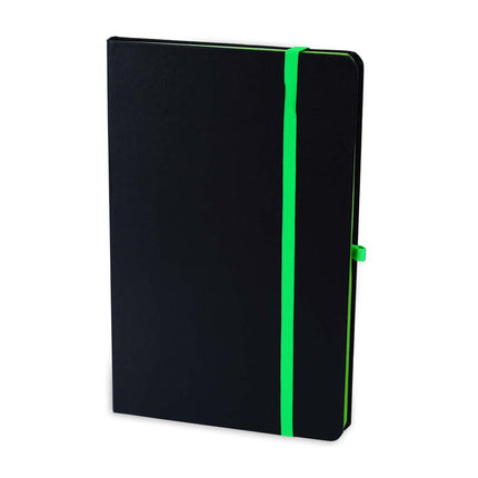 NBSN 108Toolmart GiftsSUKH - SANTHOME A5 Hardcover Ruled Notebook Black - Green