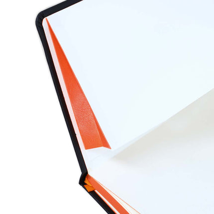 NBSN 107Toolmart GiftsSUKH - SANTHOME A5 Hardcover Ruled Notebook Black - Orange