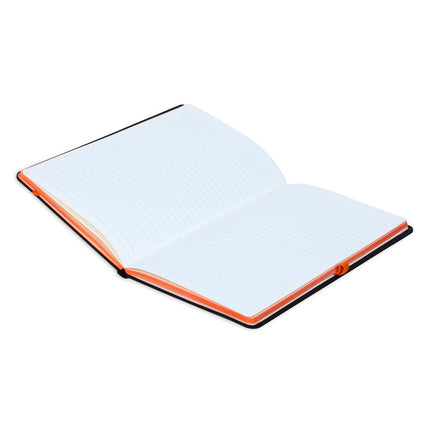 NBSN 107Toolmart GiftsSUKH - SANTHOME A5 Hardcover Ruled Notebook Black - Orange