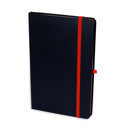 NBSN 106Toolmart GiftsSUKH - SANTHOME A5 Hardcover Ruled Notebook Black - Red