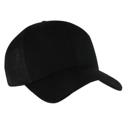 HWSN 507Toolmart GiftsSWIFT - Santhome 6 Panel Trucker Cap - Black